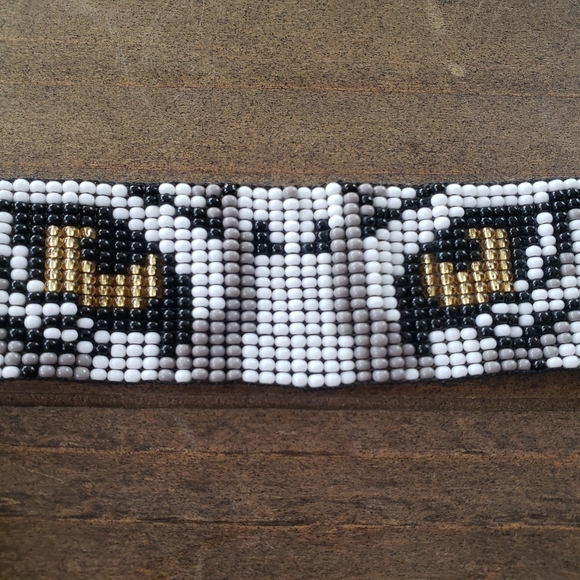 Tiger Eye loom beaded bracelet handmade - Picture 4 of 4